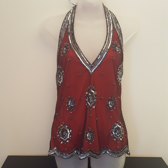 Adrianna Papell Tops - ADRIANNA PAPELL TANK TOP RED COLOR SIZE SMALL 🍒